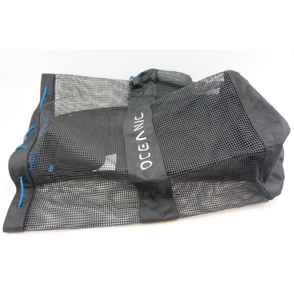 NWOB Oceanic Mesh‎ Backpack Gear Bag 82L Black Scuba Dive Snorkel Beach Swim